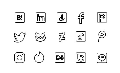 Free social media app icons pack