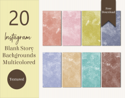 Free Insta templates, Instagram story textured blank backgrounds free download