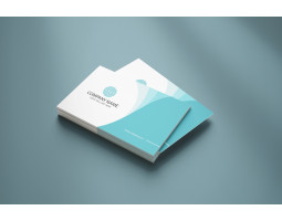 Professional business card design, modern visiting card, PSD file